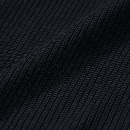 Nike Womens Sportswear Chill Knit Ribbed Top - Black