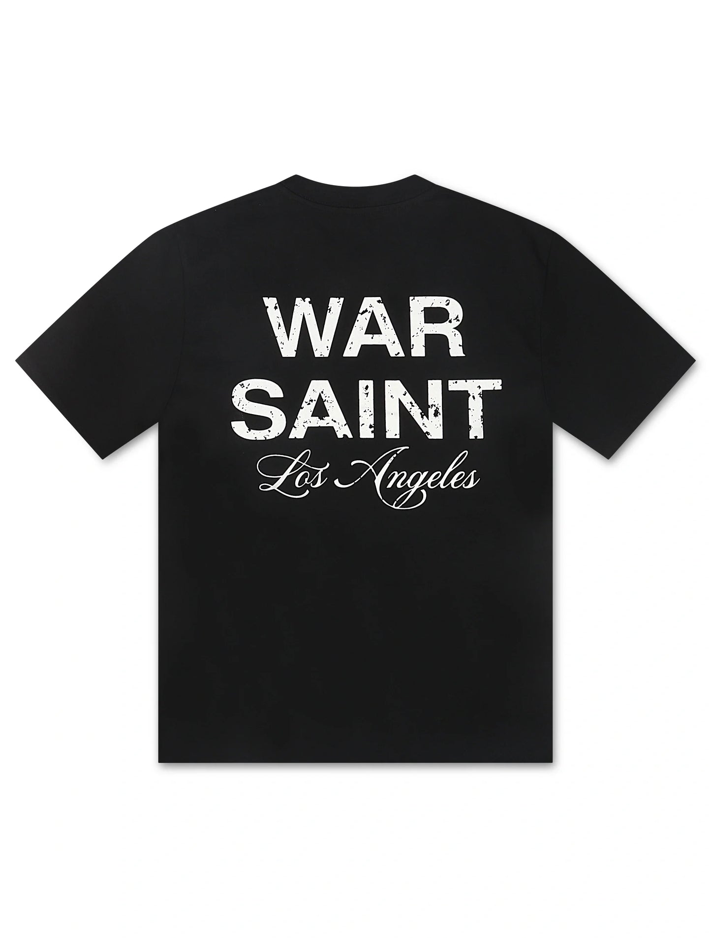 Warsaint LA Script Tee - Black/White