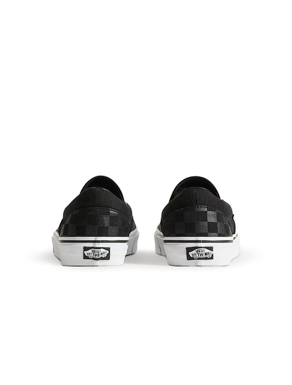 Vans Mens Checkerboard Slip-On - Black