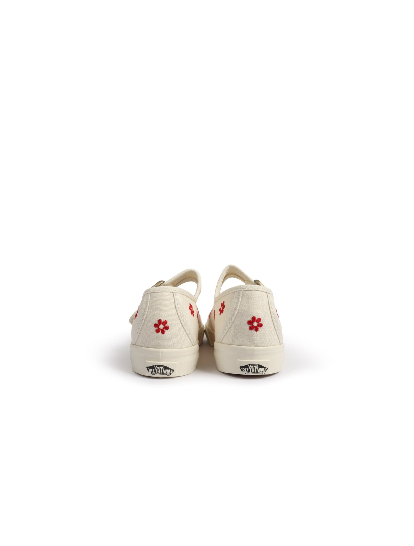 Vans (TD) Mary Jane Floral - White/Red