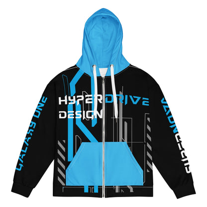 Hyperdrive Unisex zip hoodie