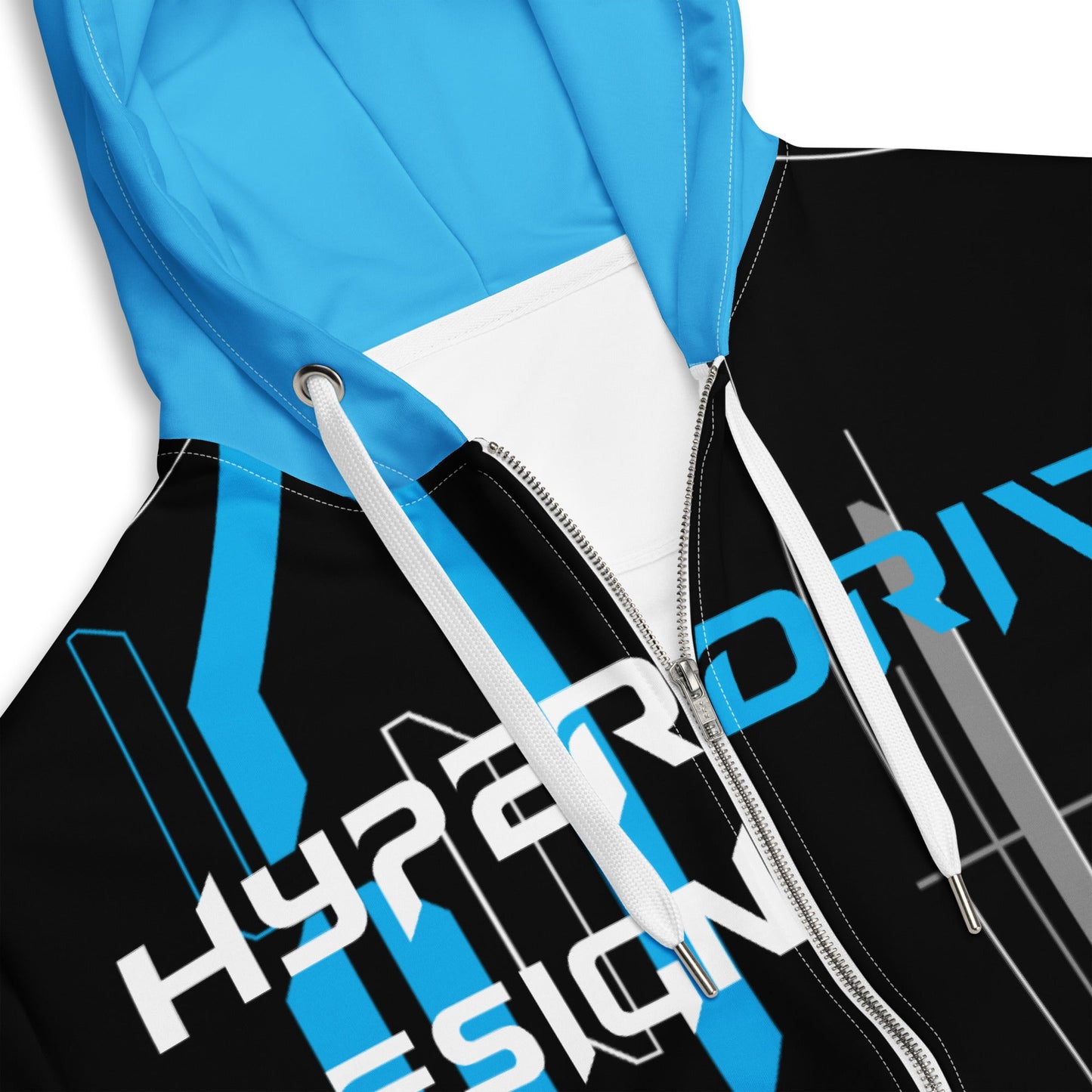Hyperdrive Unisex zip hoodie