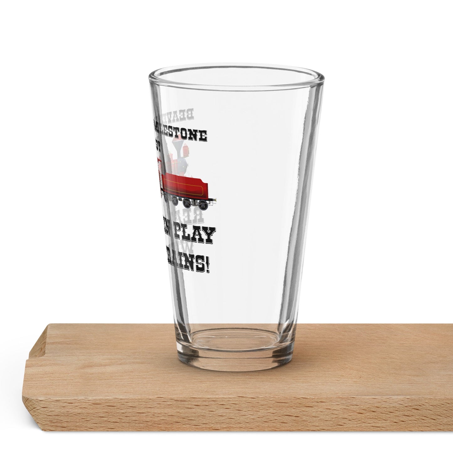 BMH Shaker pint glass