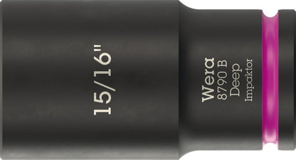 Wera 8790 B Impaktor Deep Socket 3/8" SAE